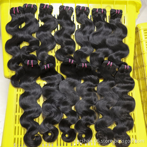 Wholesale double drawn body wave Bundle Vendor Virgin Cuticle Aligned Hair Free Sample 12A Siliky Brazilian Hair Bundle